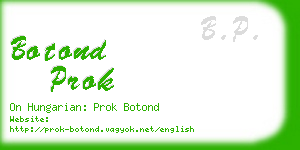 botond prok business card